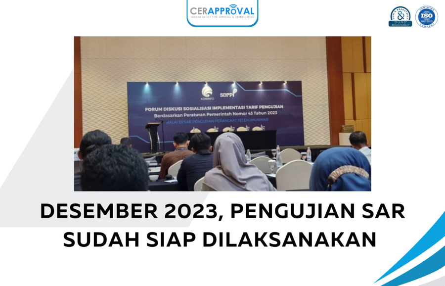 Sticker Sdppi DESEMBER 2023, PENGUJIAN SAR SIAP DILAKSANAKAN - Biro Jasa Pengurusan ...